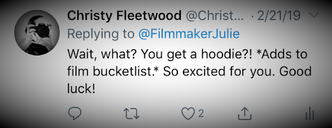 Film Bucketlist Tweet